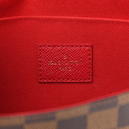 Louis Vuitton Damier Ebene Pochette Felicie Chain Wallet 6 of 12