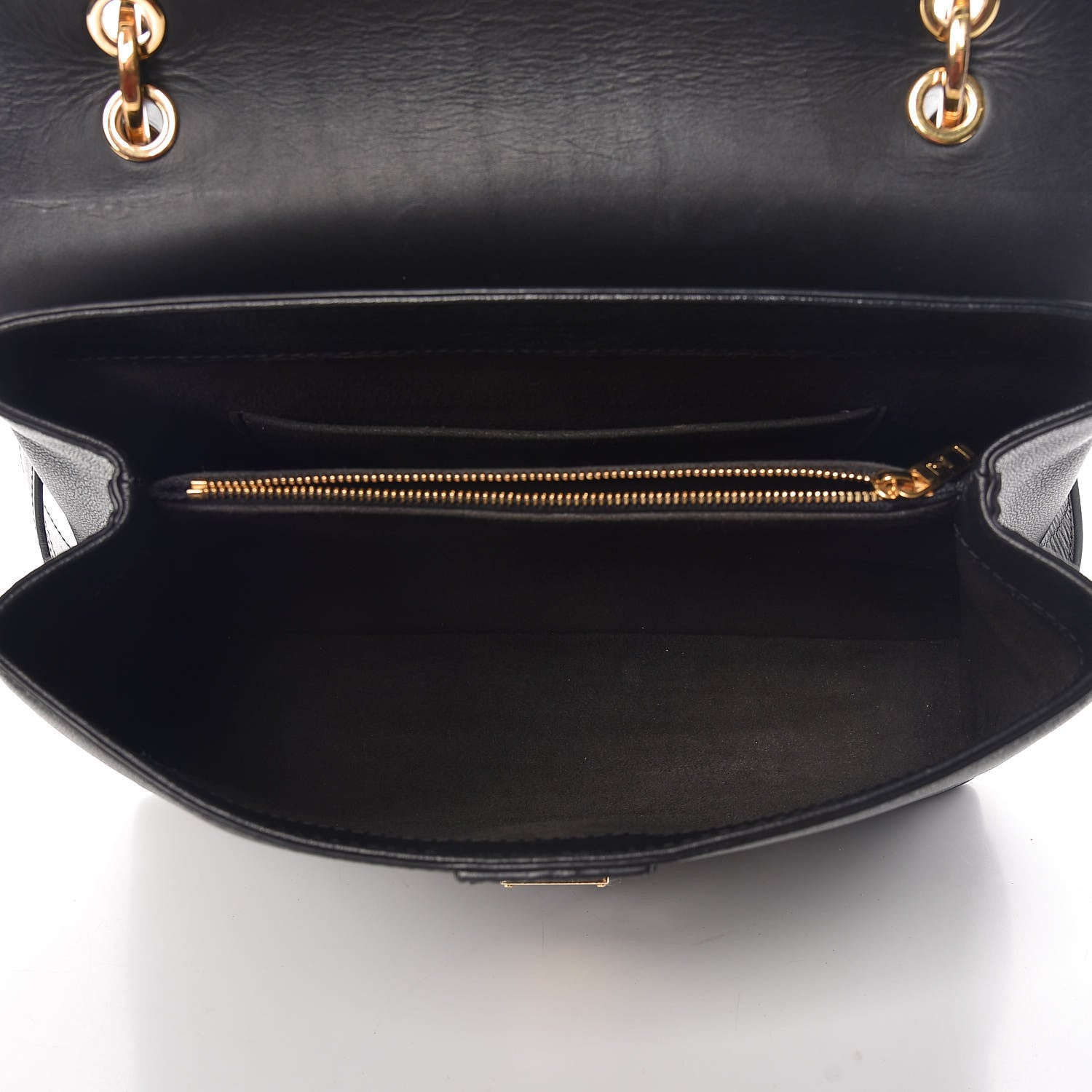 Louis Vuitton Calfskin Monogram Very One Handle Black 6 of 22
