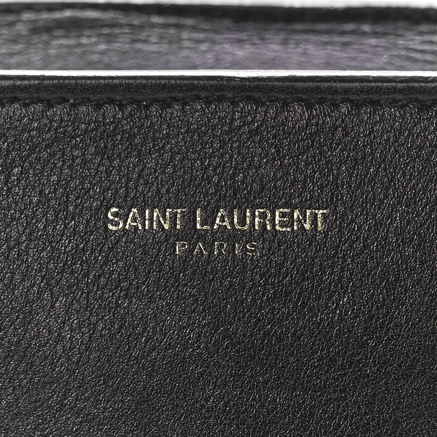 Calfskin Monogram Baby Cabas Black