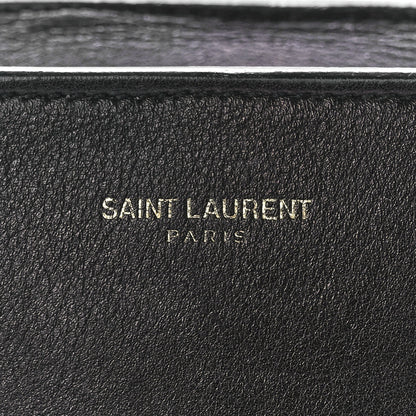 Saint Laurent Calfskin Monogram Baby Cabas Black 7 of 12