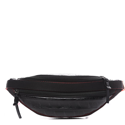 Christian Louboutin Calfskin Pyramid Embossed Parisnyc Belt Bag Black 1 of 10