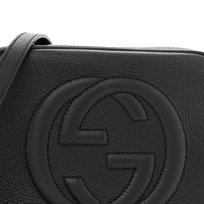 Gucci Pebbled Calfskin Small Soho Disco Bag Black 8 of 13