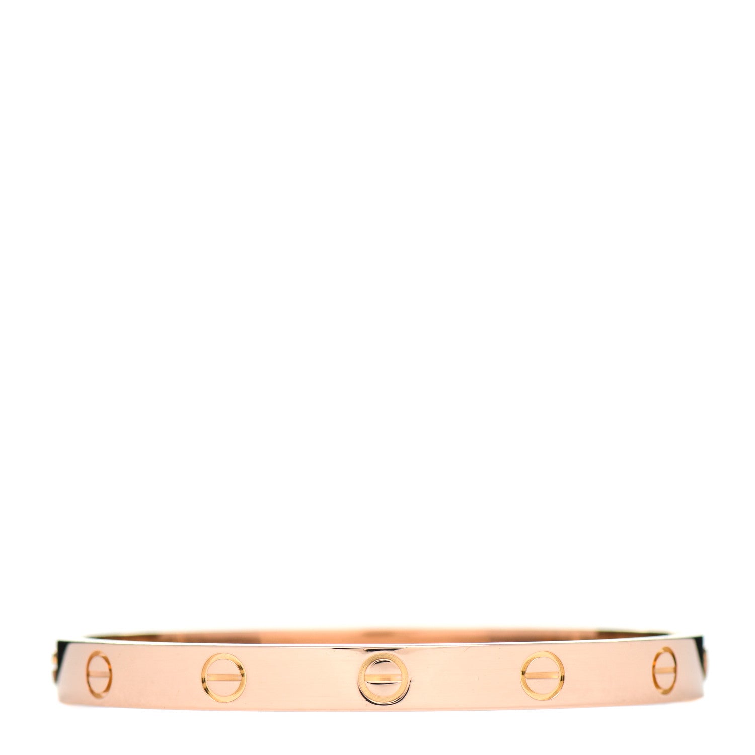 Cartier 18K Pink Gold LOVE Bracelet 17 1 of 5