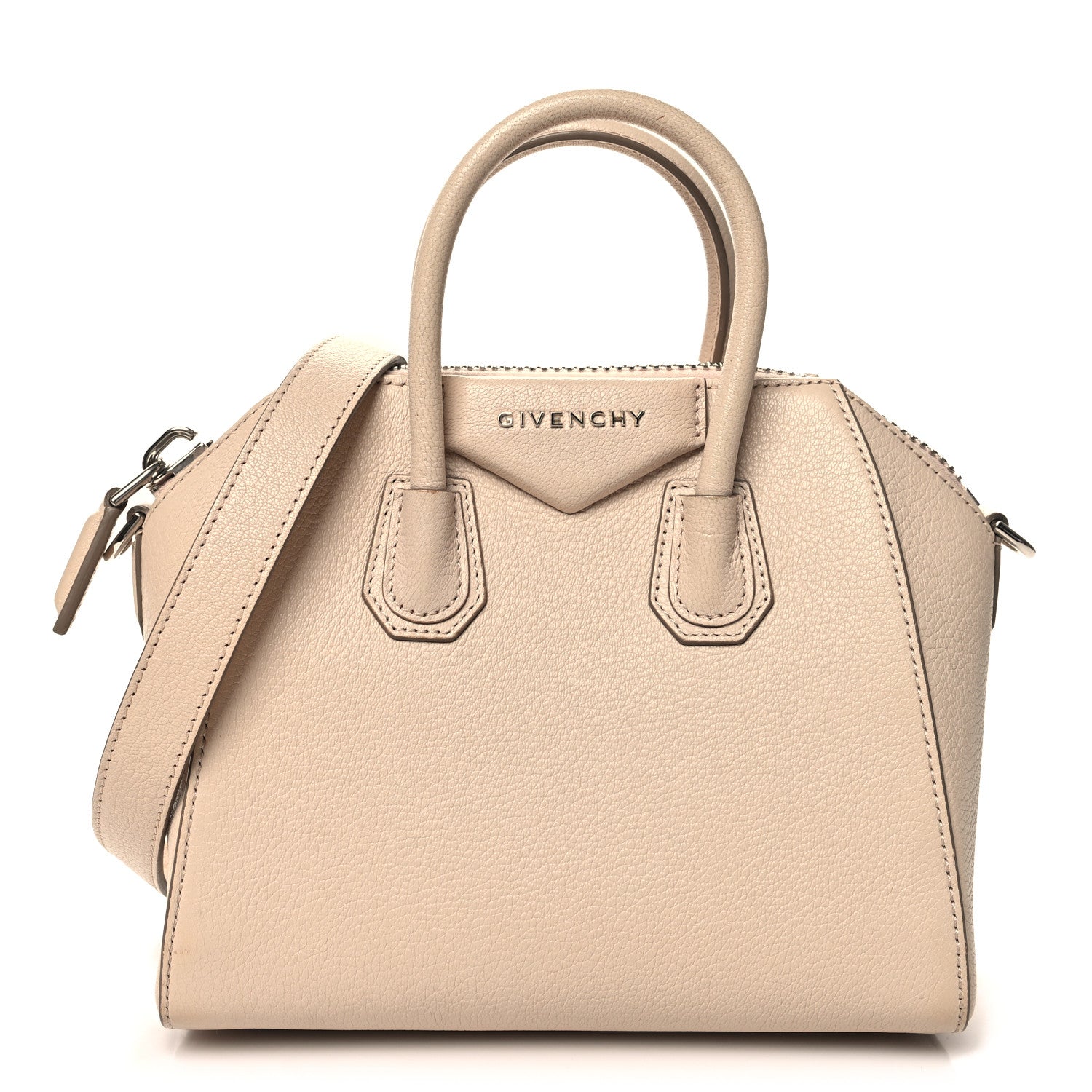 Givenchy Sugar Goatskin Mini Antigona Nude Pink 1 of 13