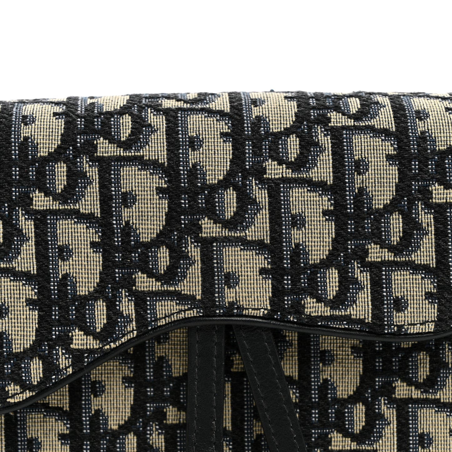 Oblique Saddle Belt Bag Blue