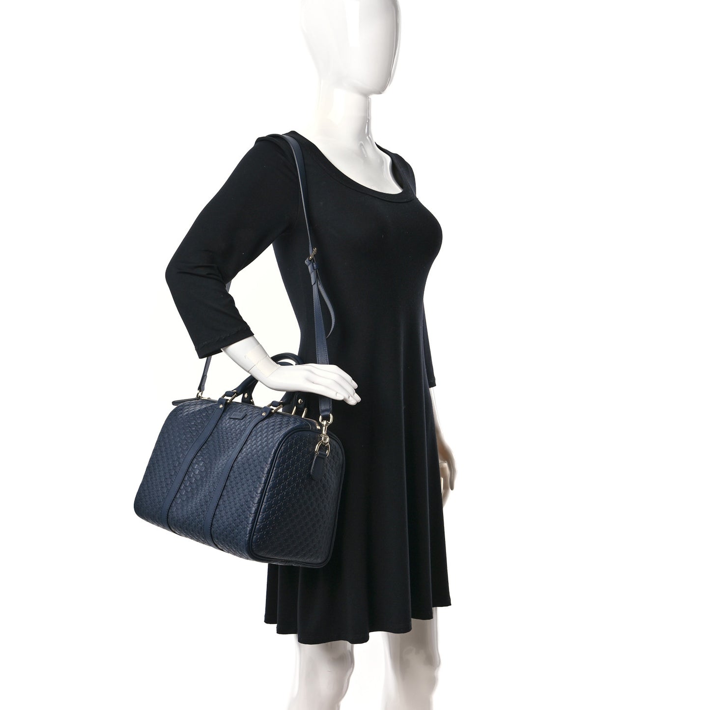 Microguccissima Medium Joy Boston Navy