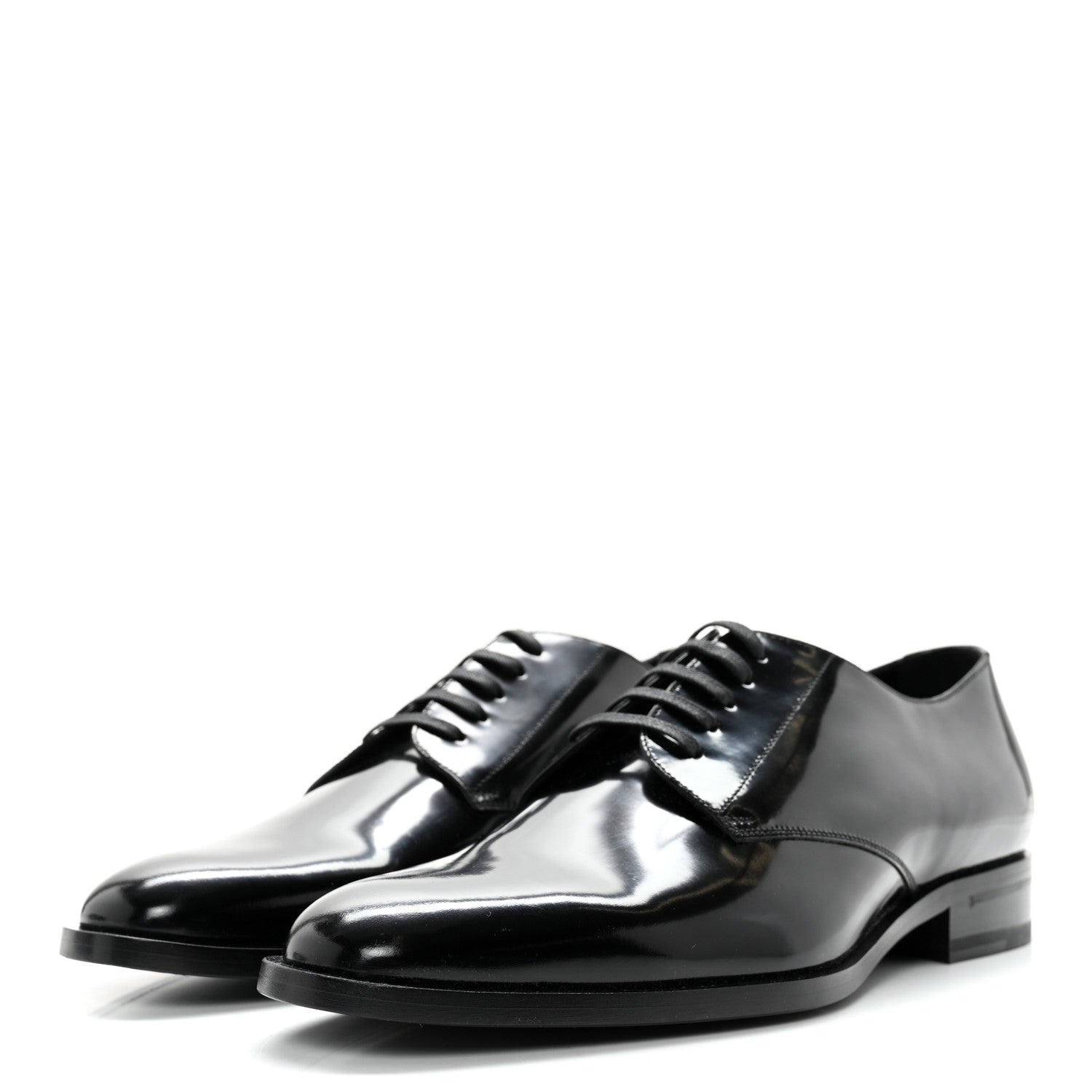 Saint Laurent Patent Calfskin Montaigne 25 Uniform 45 Black 3 of 12