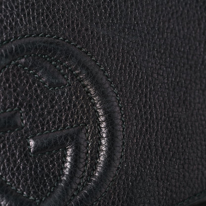 Gucci Pebbled Calfskin Medium Soho Flap Crossbody Black 22 of 23