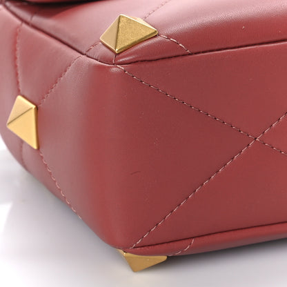 Valentino Garavani Nappa Medium Roman Stud Shoulder Bag Gingerbread 7 of 8