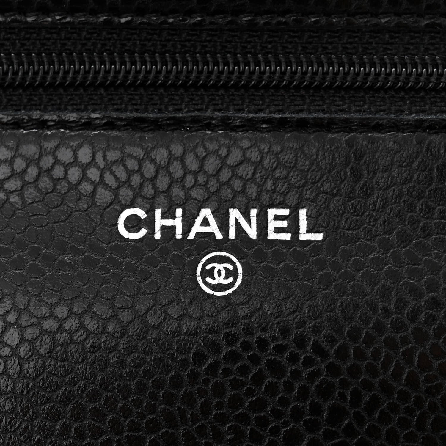 Chanel Caviar Quilted Reissue Wallet On Chain WOC Black 6 of 12