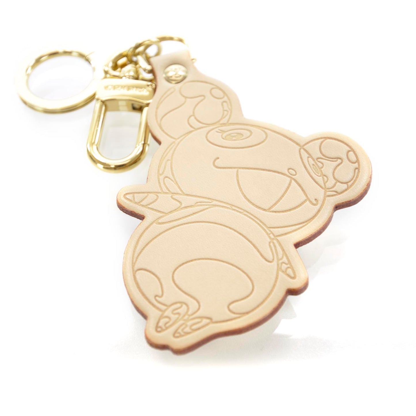 Vachetta Monogram Panda Cles Key Chain