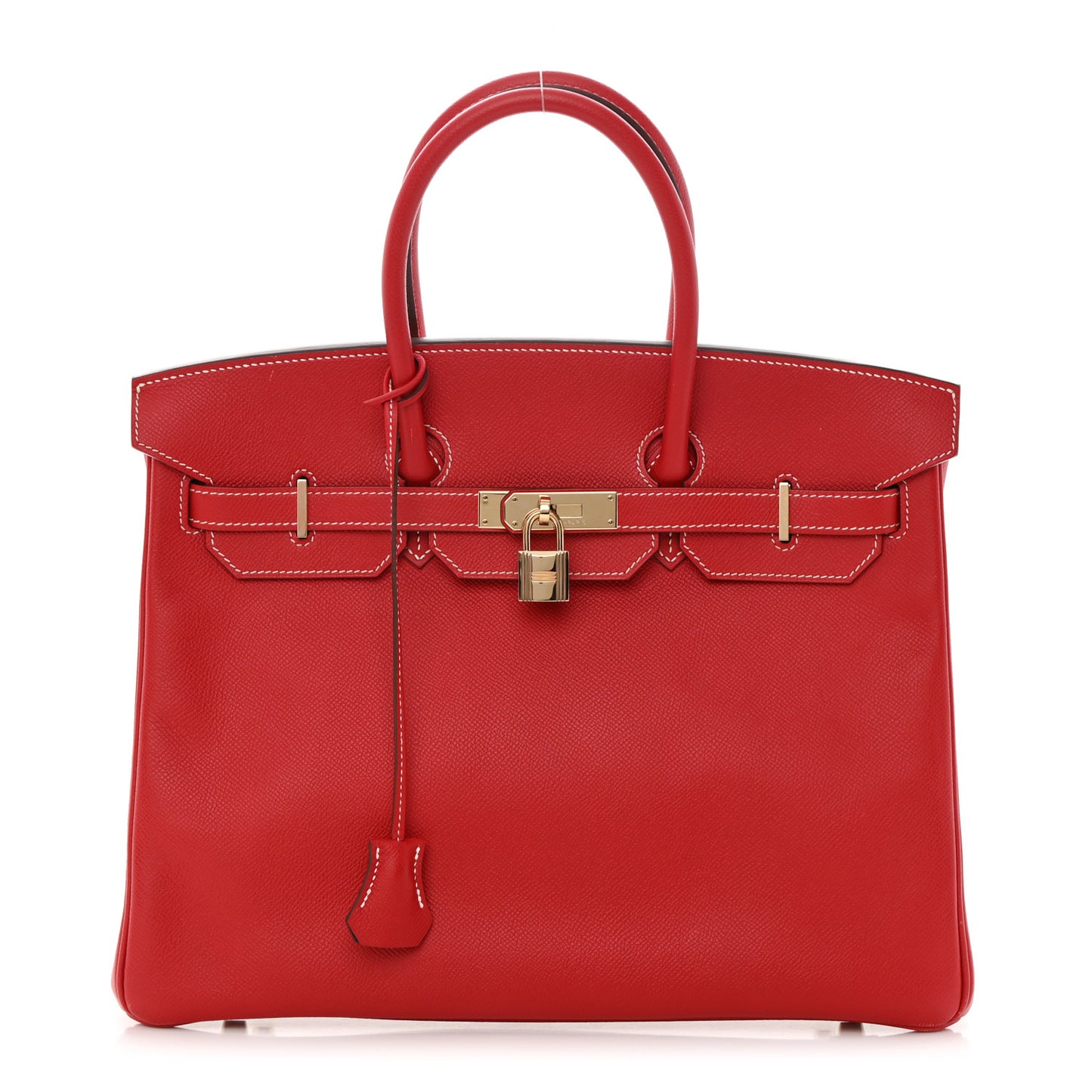 Epsom Candy Birkin 35 Rouge Casaque Bleu Thalassa
