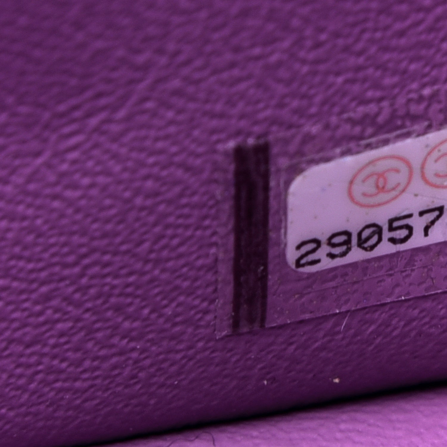 Chanel Lambskin Quilted Mini Rectangular Flap Purple 9 of 11