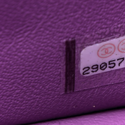 Chanel Lambskin Quilted Mini Rectangular Flap Purple 9 of 11