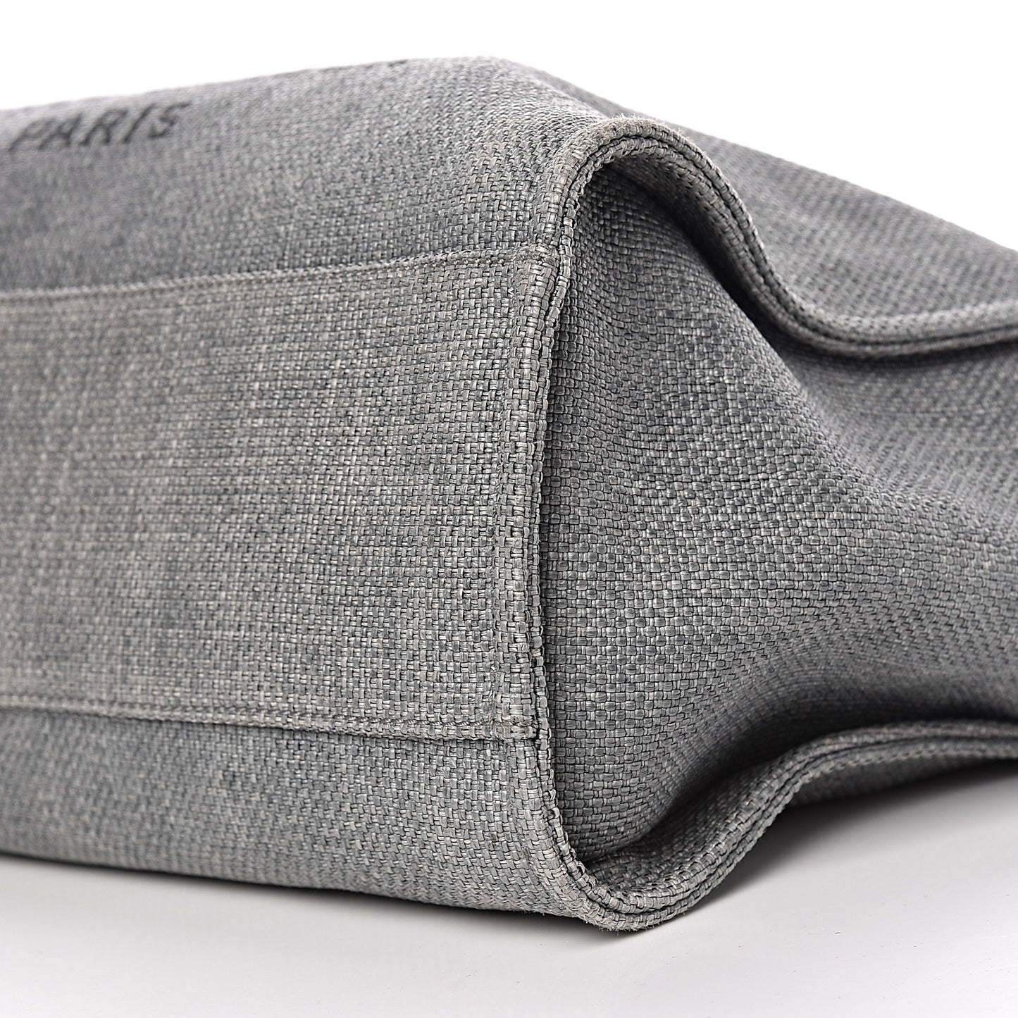 Canvas Large Deauville Tote Grey
