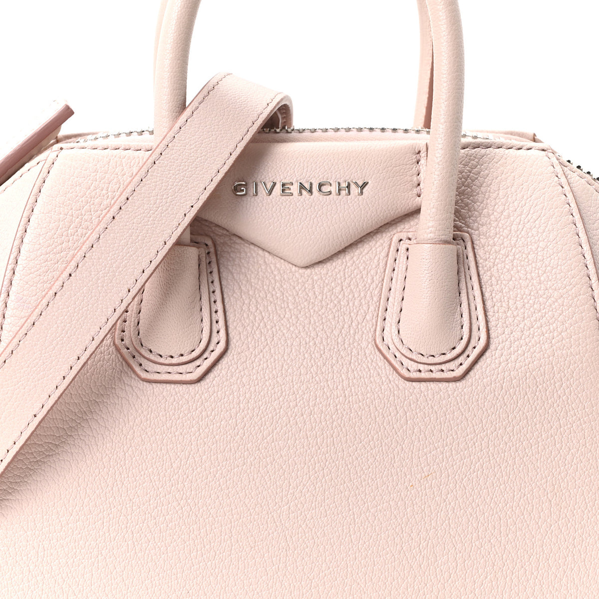 Givenchy Sugar Goatskin Mini Antigona Pale Pink 8 of 10