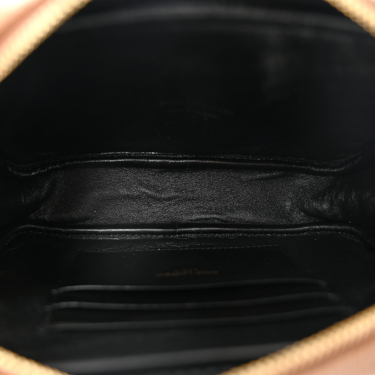 Saint Laurent Grain De Poudre Matelasse Monogram Mini Lou Camera Bag Dark Natural 5 of 10