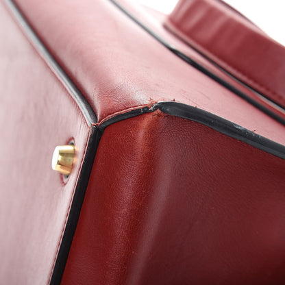 Celine Smooth Calfskin Medium Edge Shoulder Bag Red 16 of 16