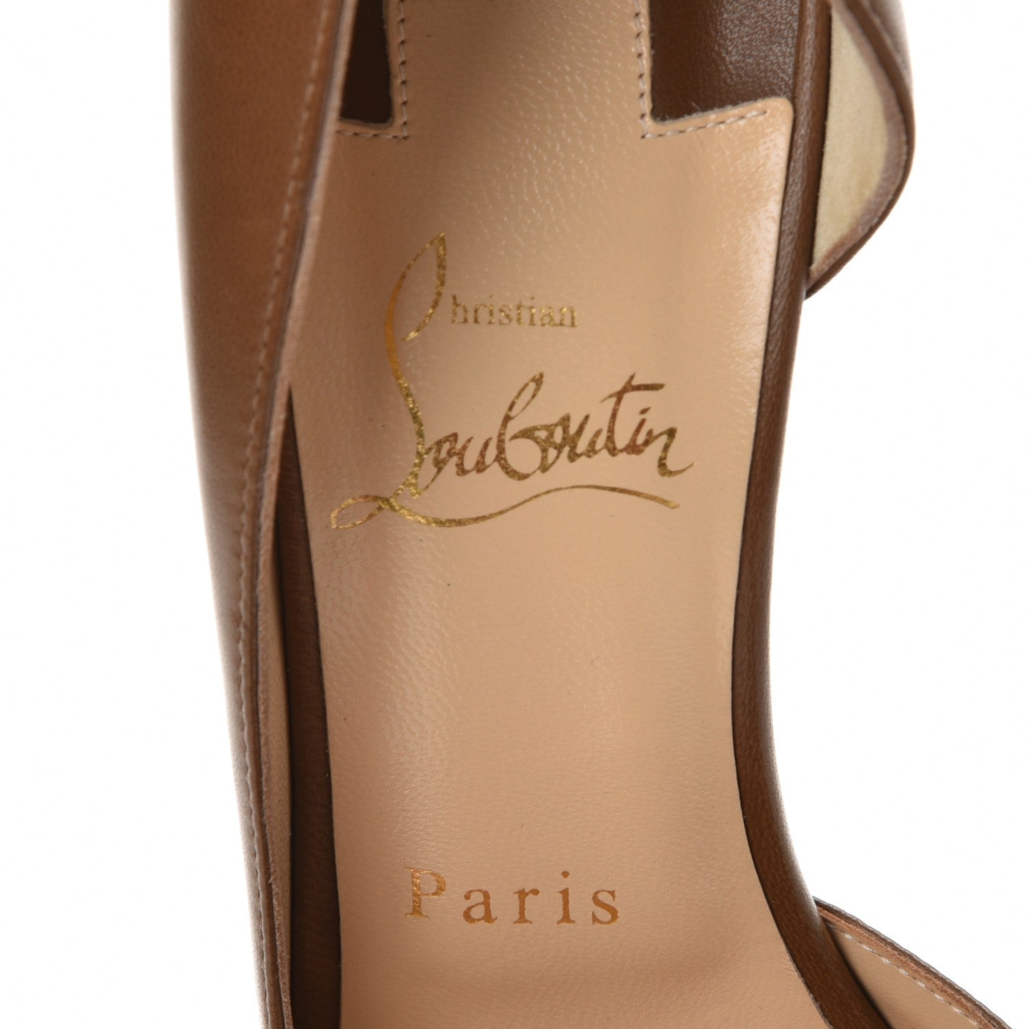 Christian Louboutin Shiny Nappa Iriza 100 Pumps 38 Indiana 6 of 10