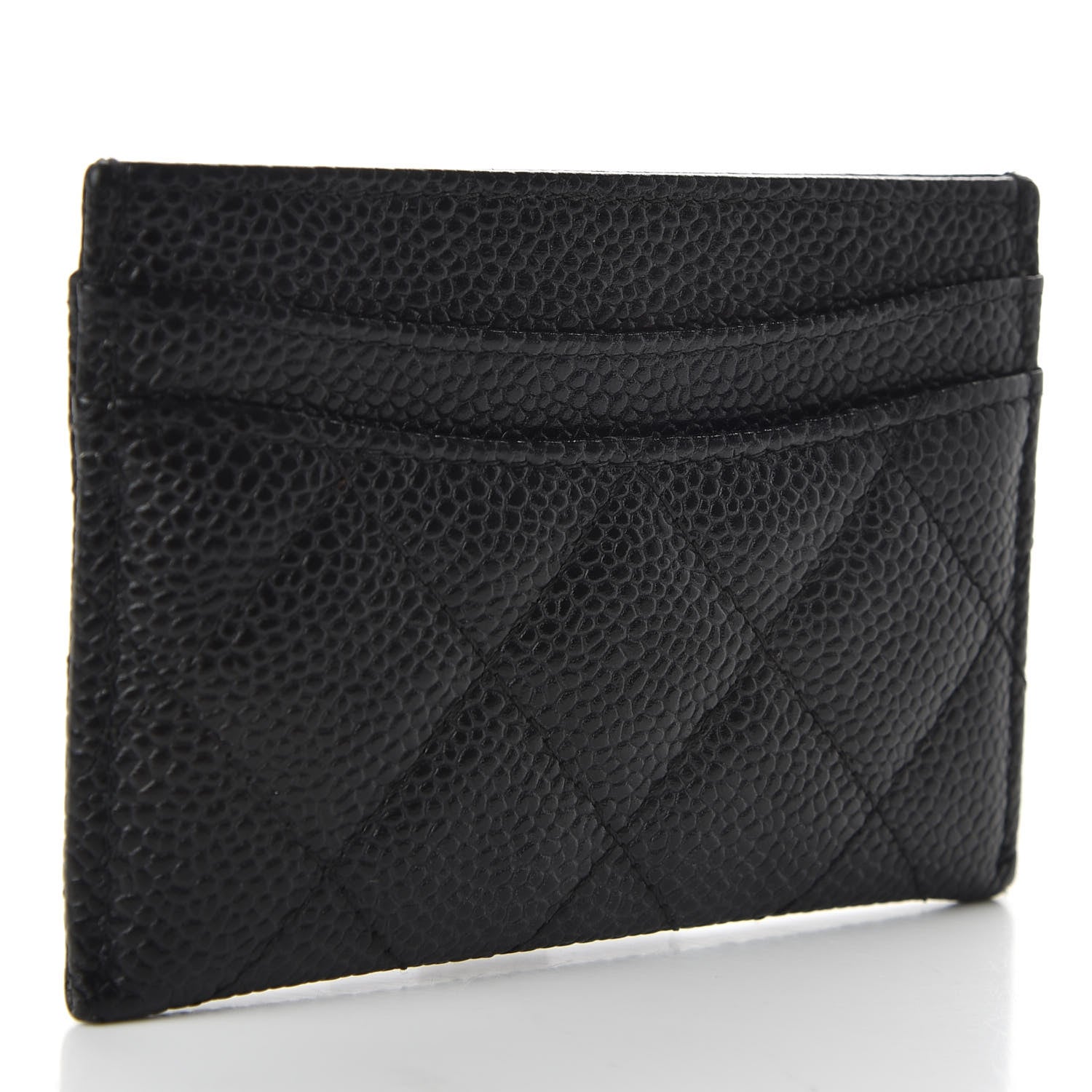 Chanel Caviar Quilted Card Holder Black 3 of 9