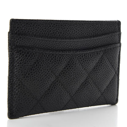 Chanel Caviar Quilted Card Holder Black 3 of 9