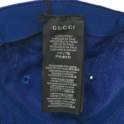 Gucci X MLB Cotton NY Yankees Baseball Hat 57-61 Blue 9 of 9