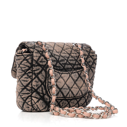 Chanel Washed Denim Quilted Small Denimpression Flap Rose Clair 2 of 10