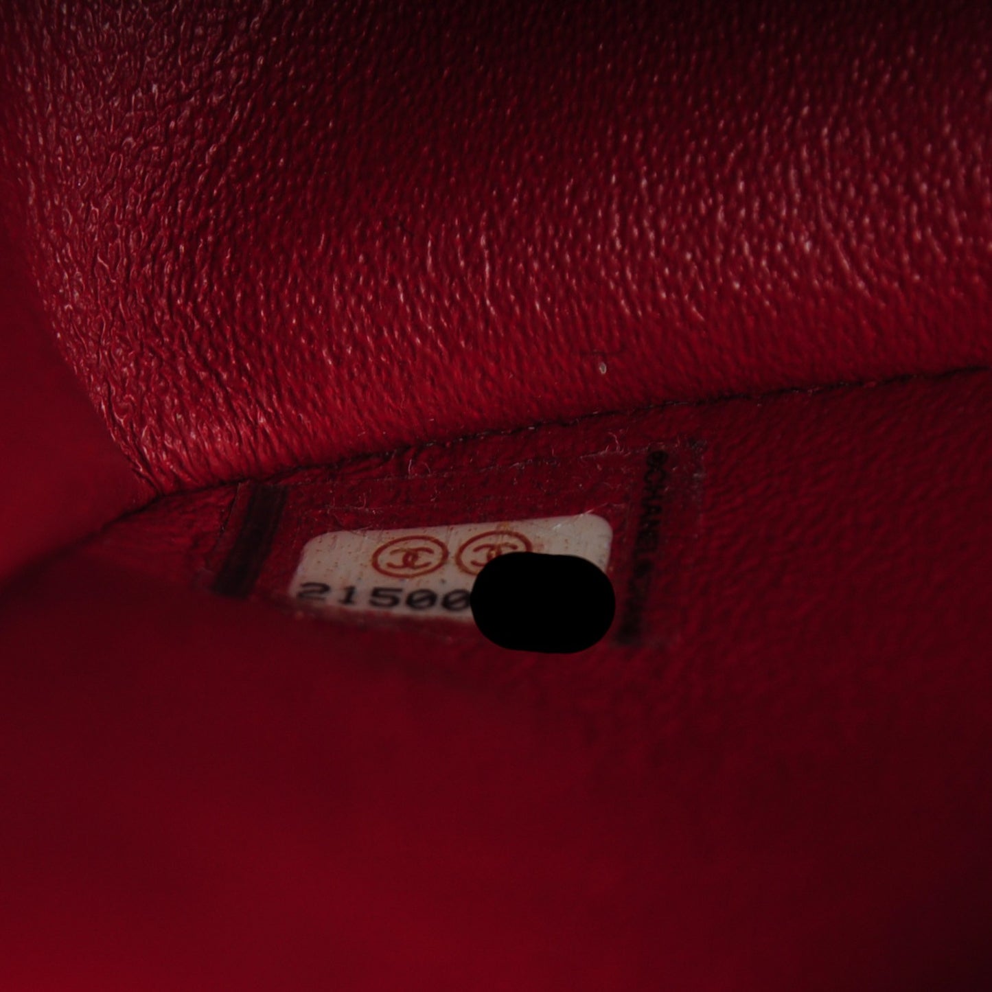 Caviar Quilted Jumbo Double Flap Red