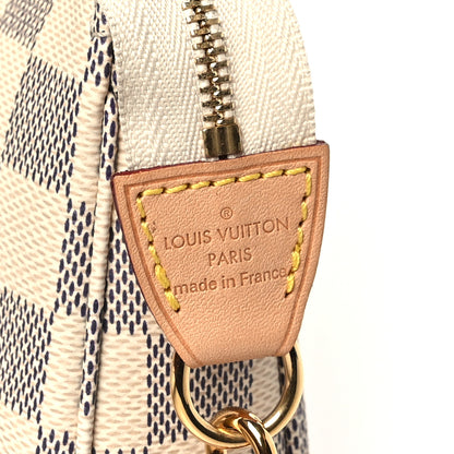 Louis Vuitton Damier Azur Pochette Accessories NM 7 of 10