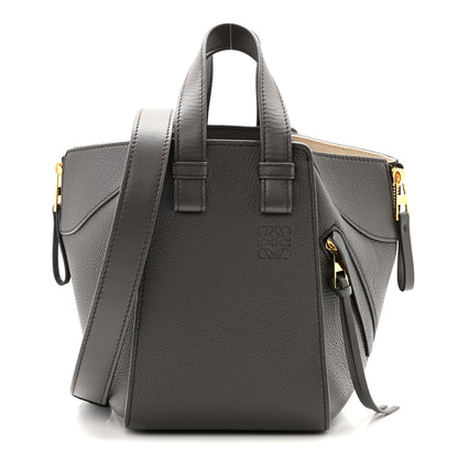 Loewe Soft Grained Calfskin Compact Hammock Shoulder Bag Dark Grey 1 of 15