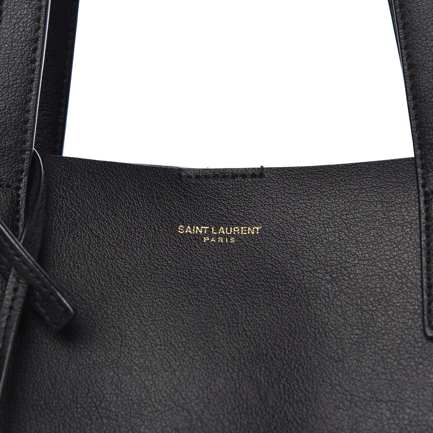 Calfskin Large Shopping Tote Black