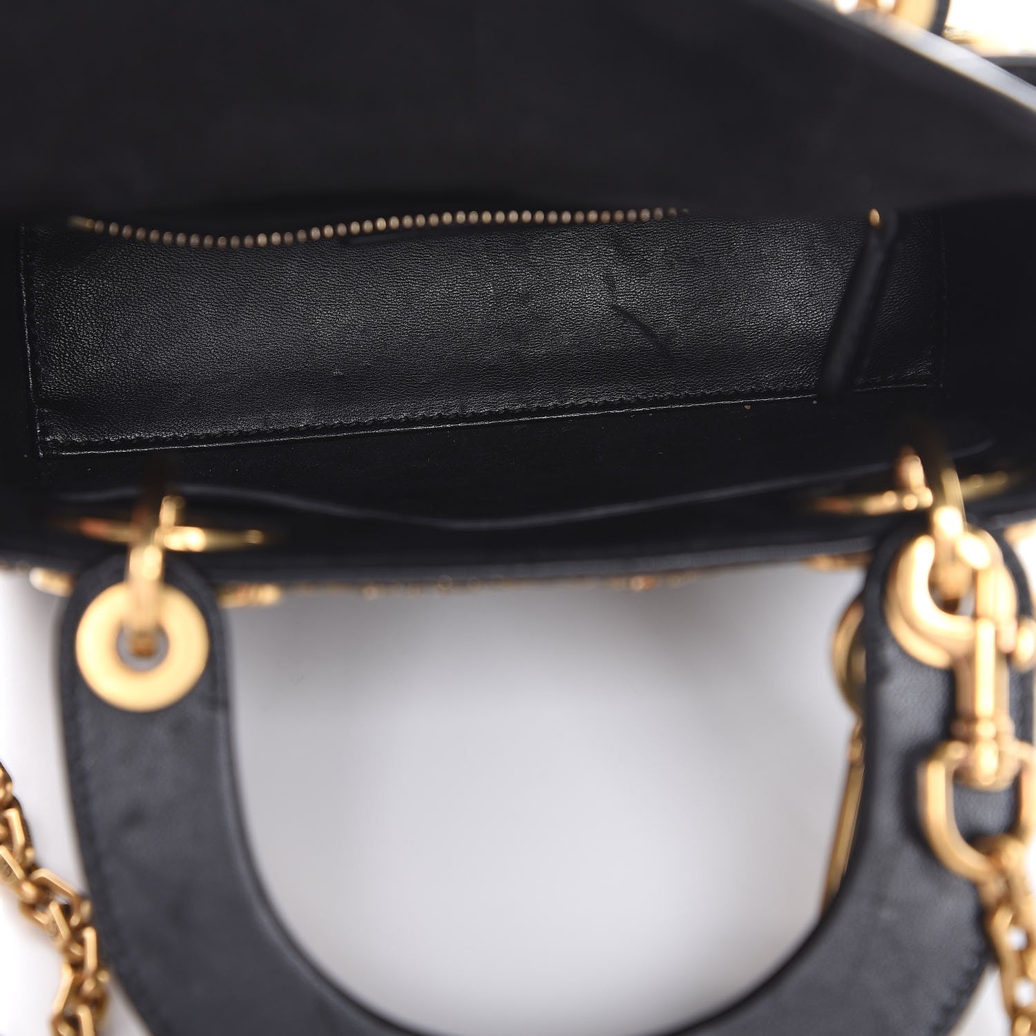 Christian Dior Smooth Calfskin Embroidered Mini The Moon in My Eyes Lady Dior Black 5 of 6