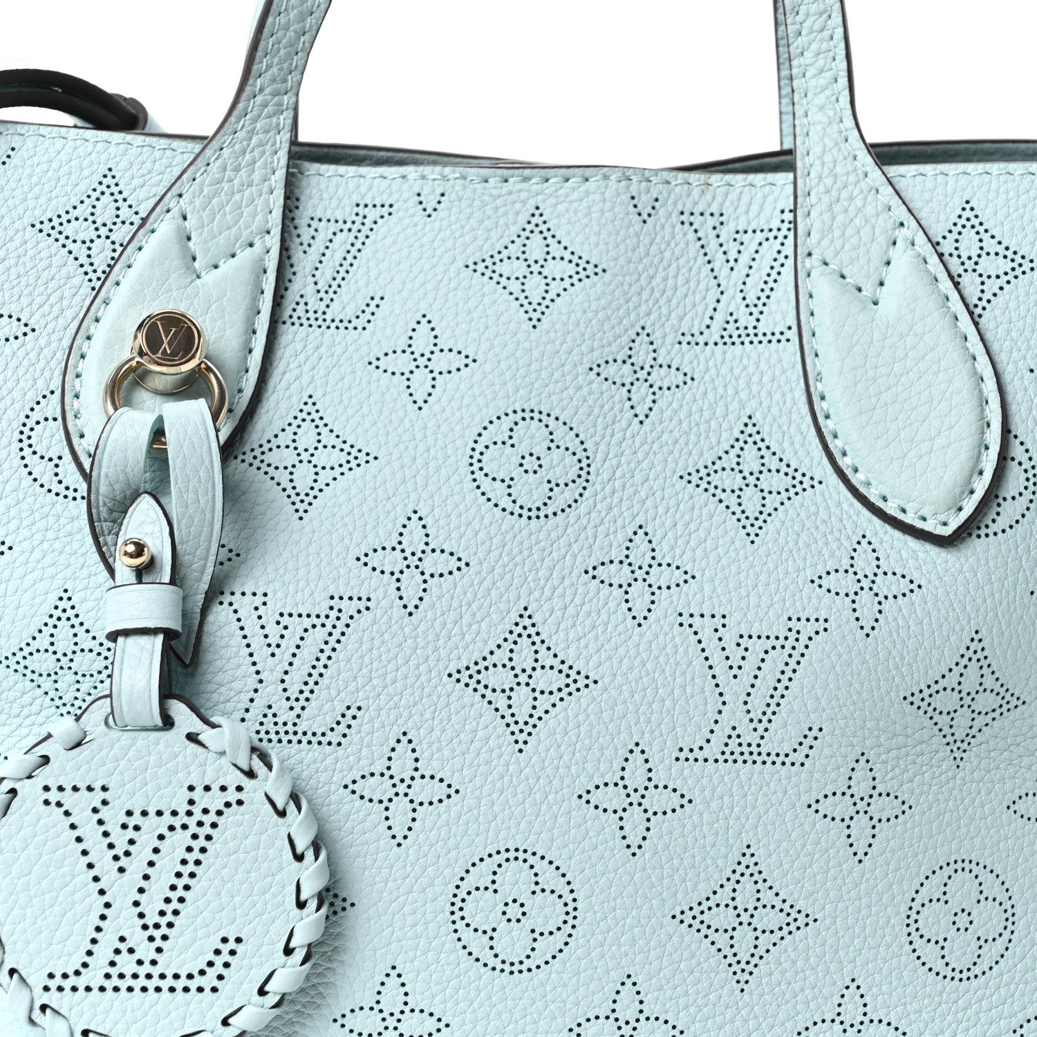 Louis Vuitton Mahina Reverse Blossom PM Jade Green 9 of 11