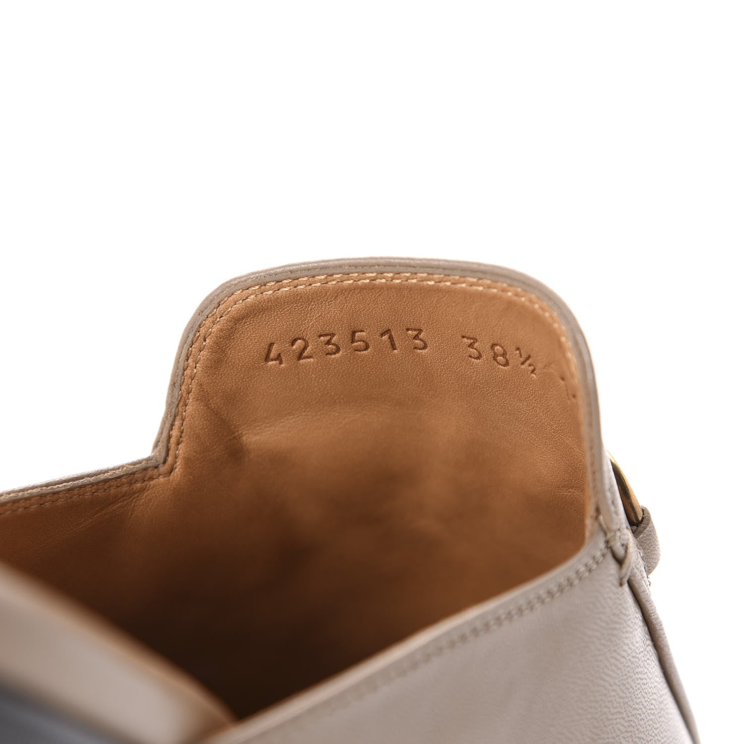 Gucci Malaga Kid Womens Princetown Slippers 38.5 Mud 9 of 10