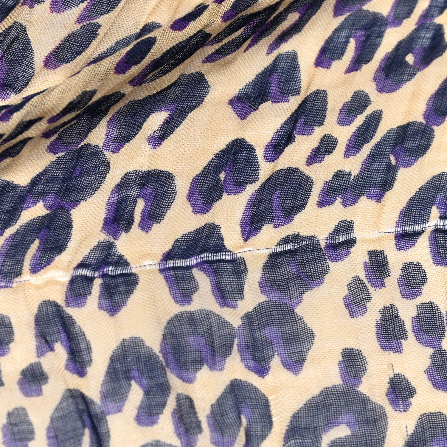 Louis Vuitton Cashmere Silk Leopard Etole Stole Multicolor 5 of 8