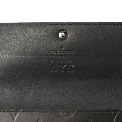Louis Vuitton Mat Monogram Sarah Wallet Black 6 of 7
