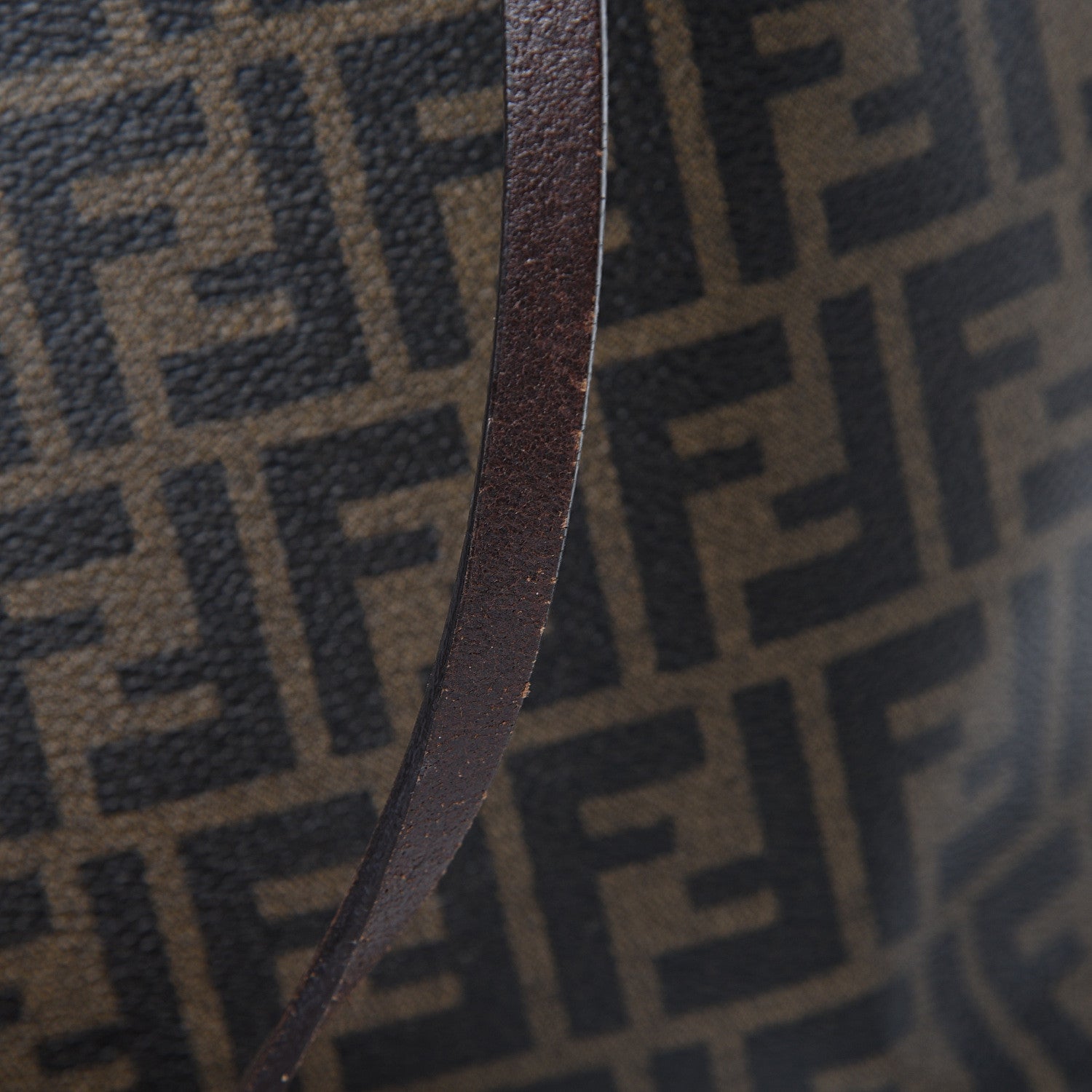 Fendi Zucca Spalmati Medium Roll Tote Tobacco Blue 15 of 15