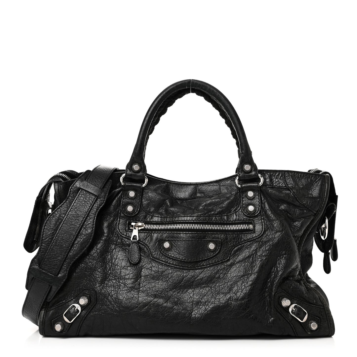Agneau Giant 12 Silver Hardware City Black