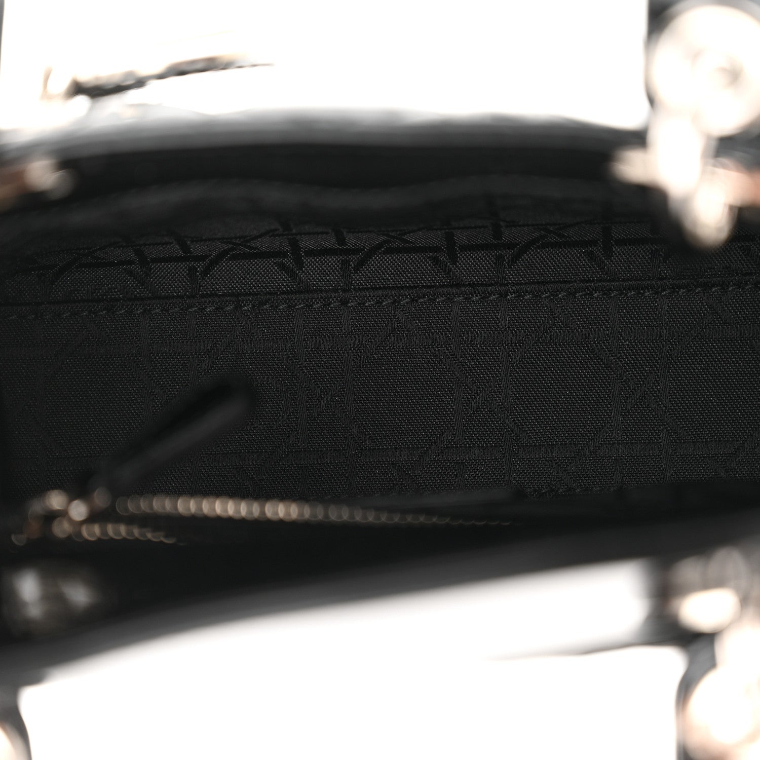 Christian Dior Patent Cannage Mini Lady Dior Black 5 of 11