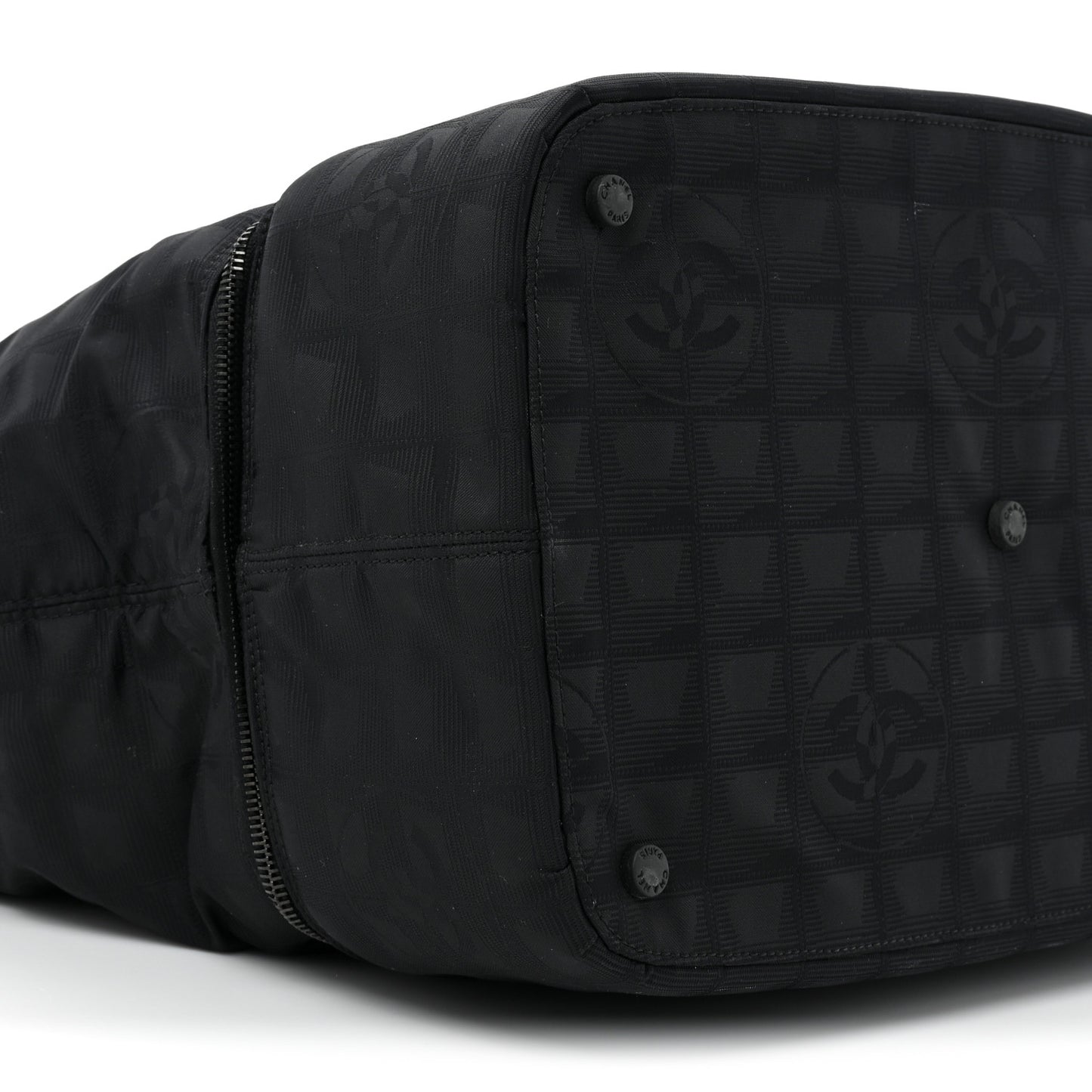 Nylon Travel Convertible Tote Black