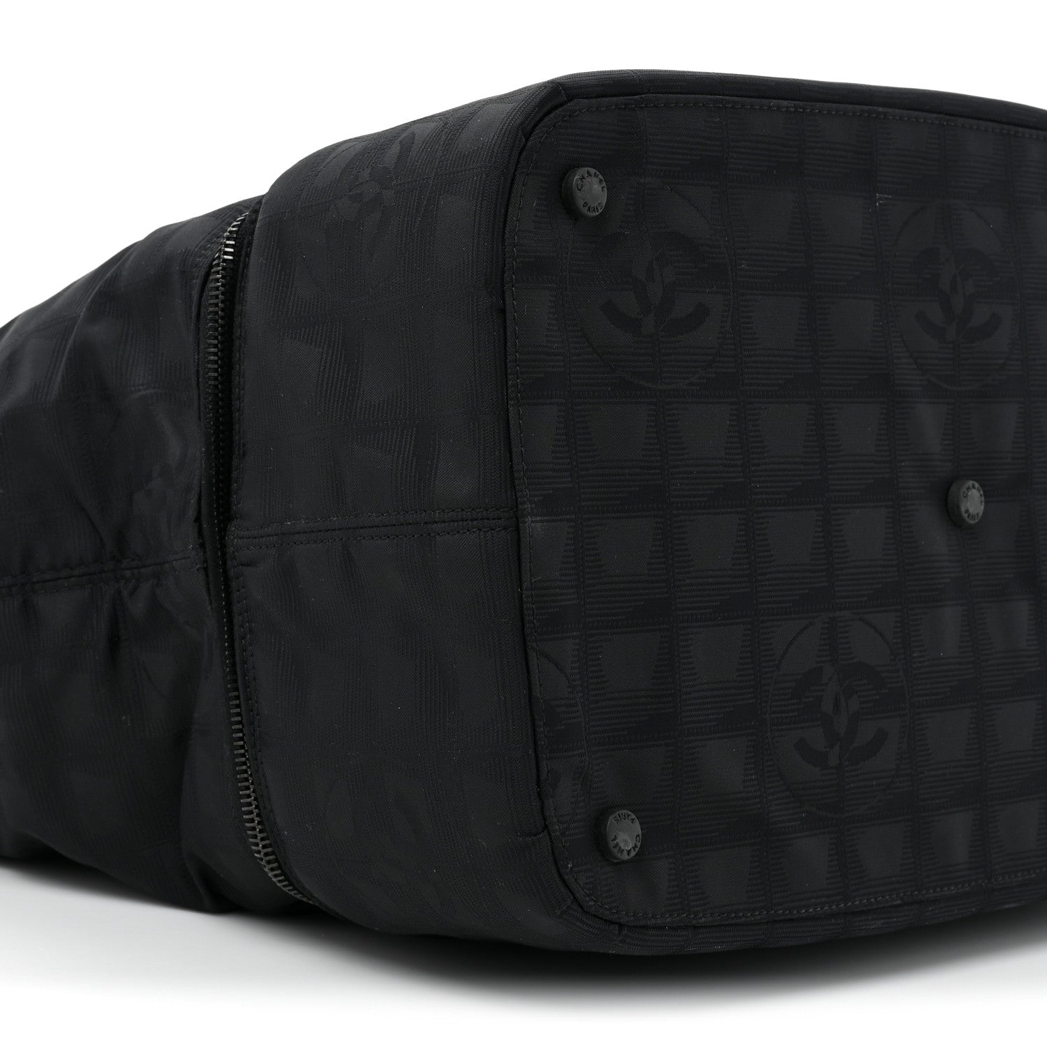 Chanel Nylon Travel Convertible Tote Black 10 of 14