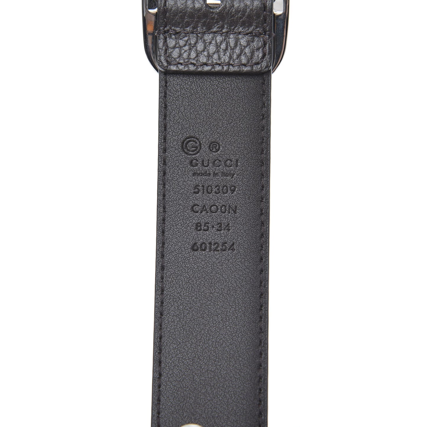 Calfskin Belt 85 34 Dark Brown