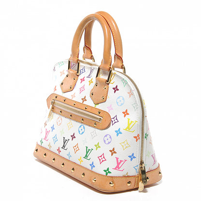 Louis Vuitton Monogram Multicolor Alma White 5 of 7