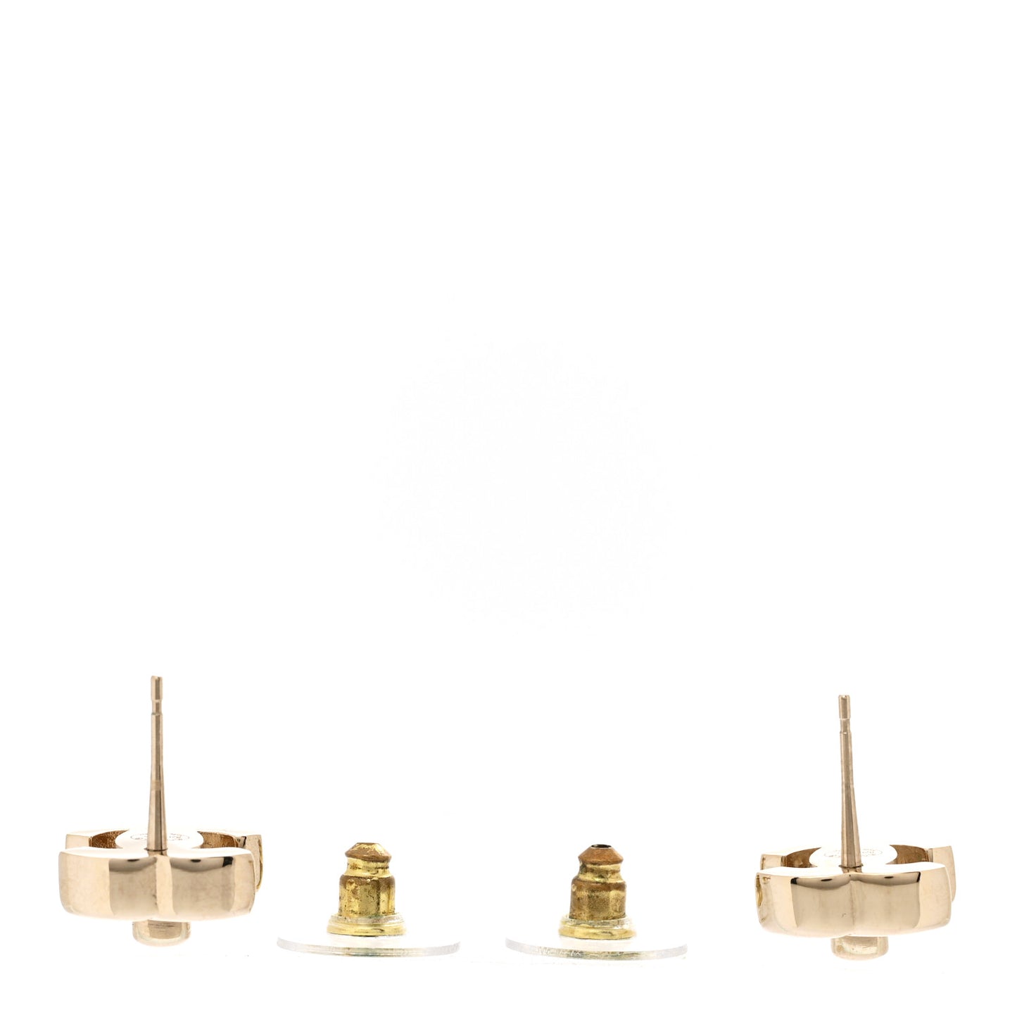 Metal CC Turnlock Earrings Gold