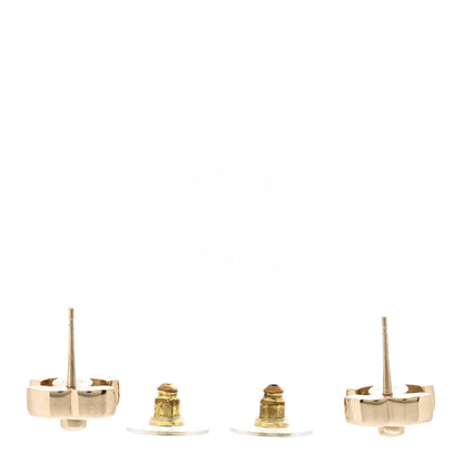 Chanel Metal CC Turnlock Earrings Gold 3 of 5