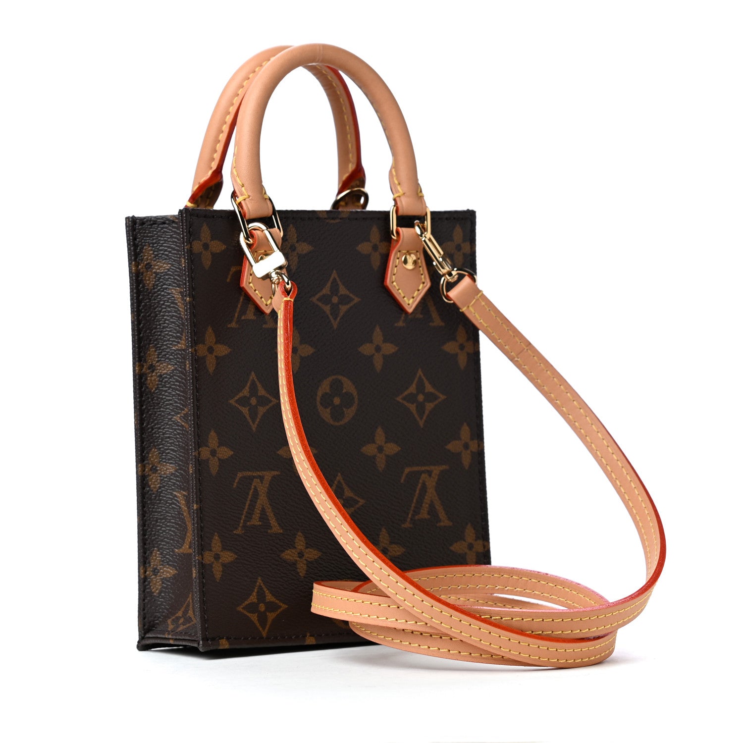 Louis Vuitton Monogram Petit Sac Plat 2 of 4