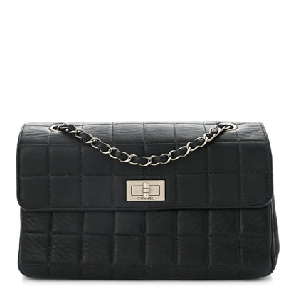 Chanel Lambskin Square Stitched Reissue Multi Pocket Flap Black 1 of 11