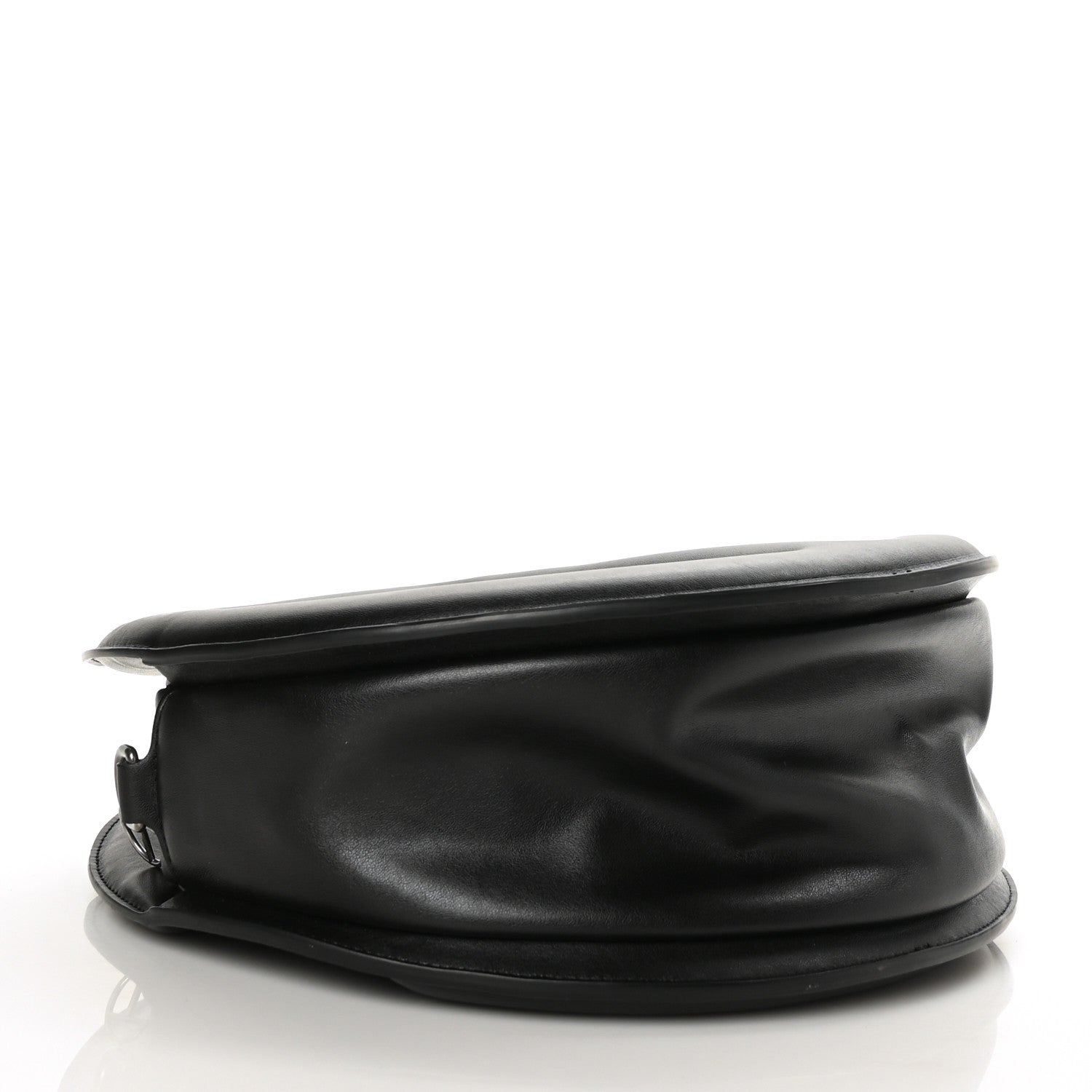 Telfar Vegan Leather Round Circle Bag Black 3 of 5