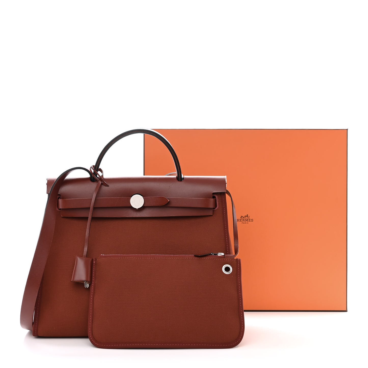 Military Toile Vache Hunter Herbag Zip 31 PM Rouge H