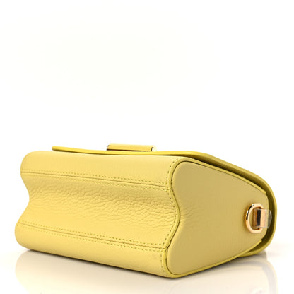 Louis Vuitton Taurillon Smooth Calfskin Scrunchie Twist One Handle PM Yellow 7 of 7